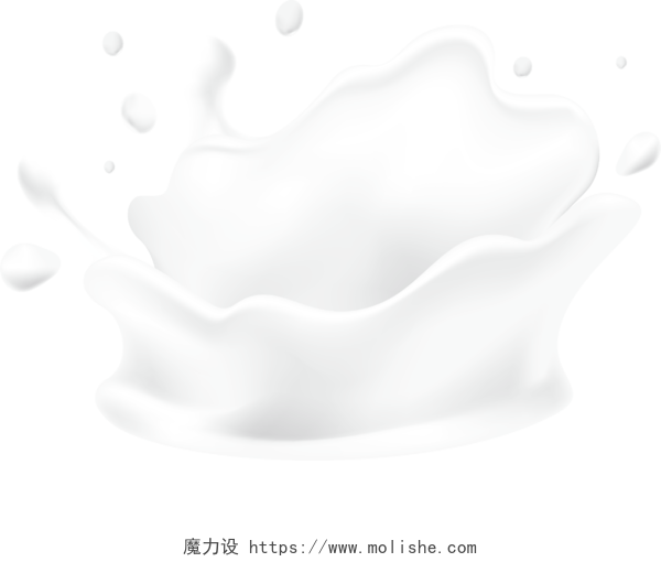 喷溅的牛奶 牛奶飞溅元素